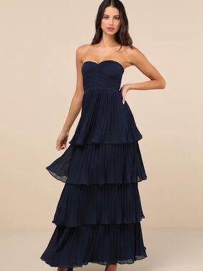 rule the runway hot pink tulle bustier tiered mini dress Pink Tulle Dress - Pink Tiered Maxi Dress - Bustier Maxi Dress